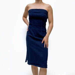 Vintage Denim Tube Dress